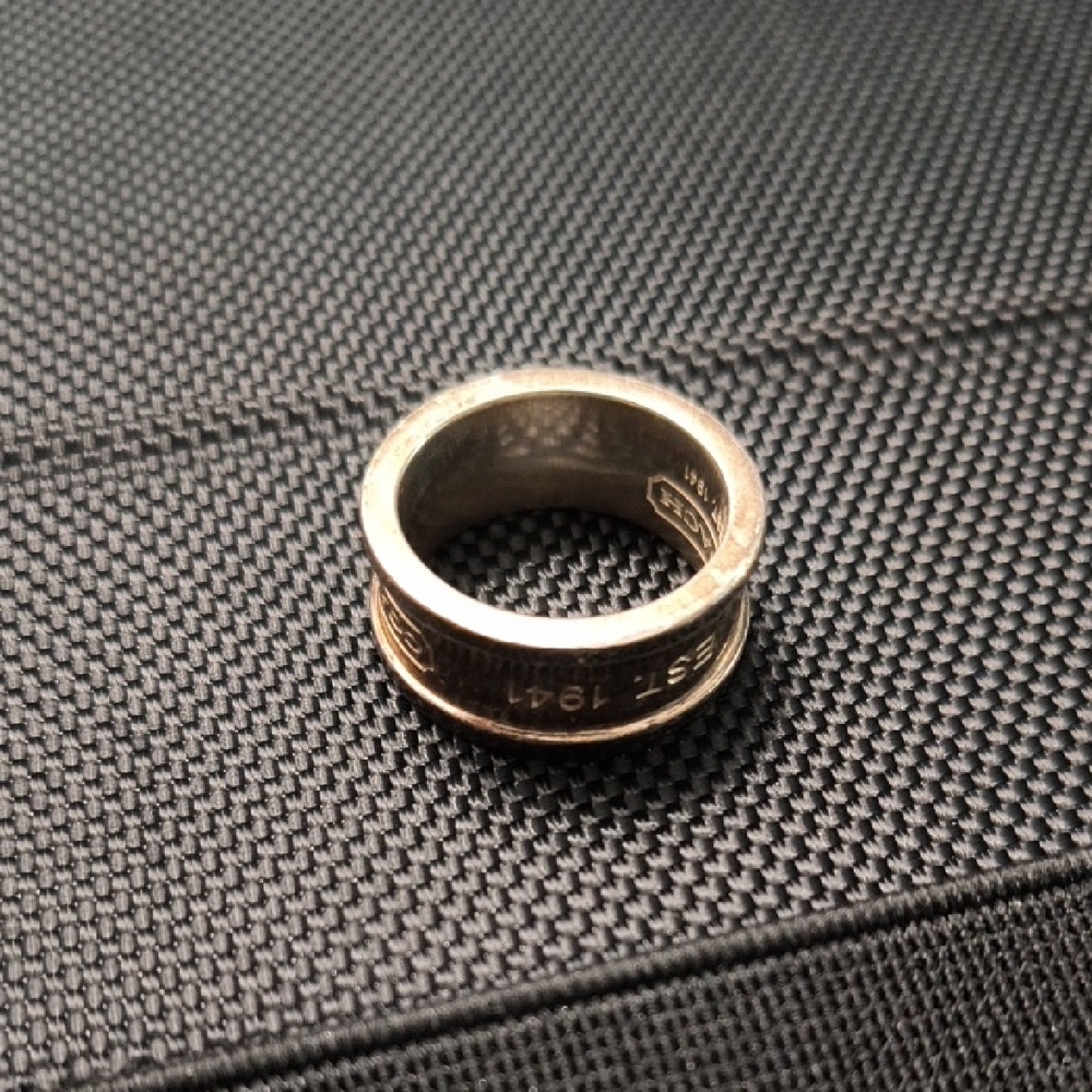 Coach 1941 Silver Band Ring π₯ 925 π₯ Authentic - Picture 11 of 13
